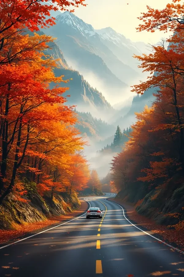 秋山远行